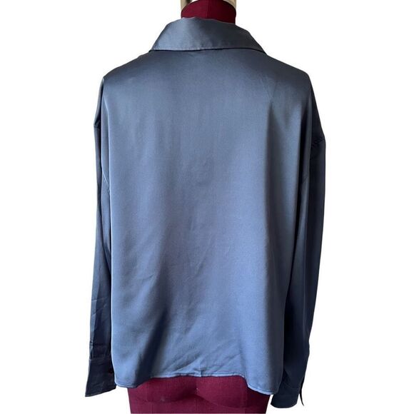 Abercrombie & Fitch Blue Dress Shirt - NWT - Picture 2 of 10